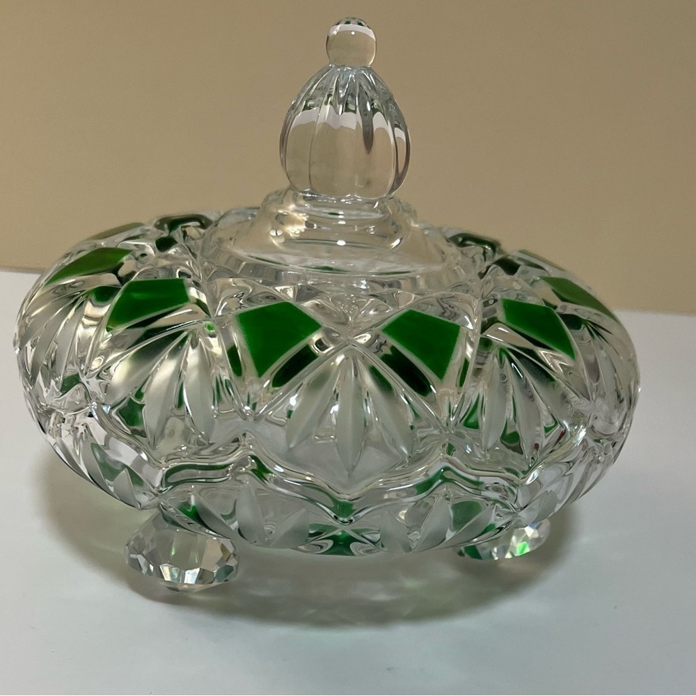 Decorative Walther Clear Glass Dish
